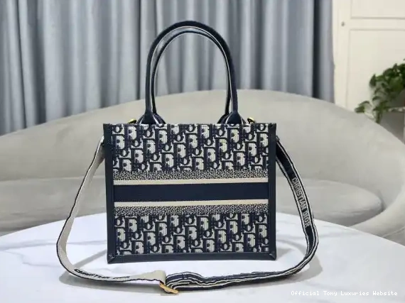 Tony Luxuries BOOK OBLIQUE 26×12×21CM diro TOTE- 0610